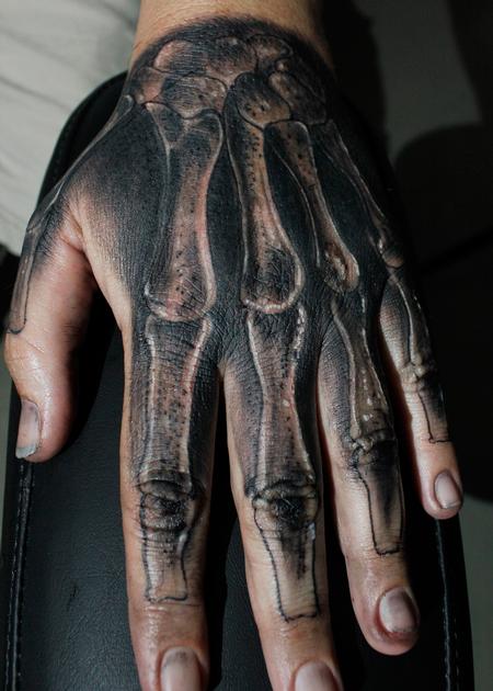 Tattoos - Skeleton Hand - 134287